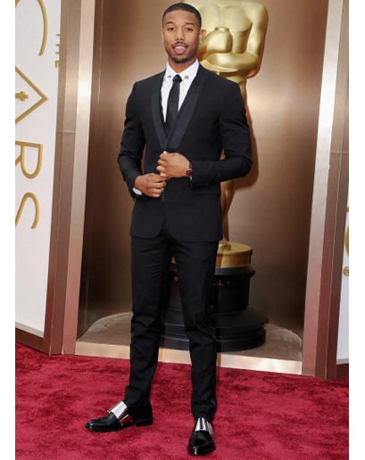 86th Oscar Awards Red Carpet: Michael B. Jordan is wearing a